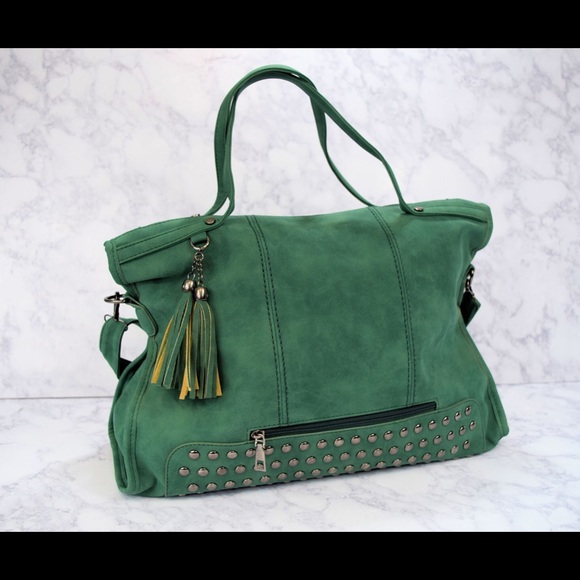 You Know Who I Am Studded Satchel - Picture 2 of 7